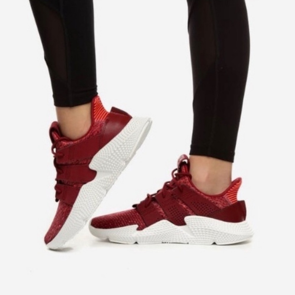 ADIDAS ORIGINALS MAROON PROPHERE TENNIS SHOES SNEAKERS SZ 8.5